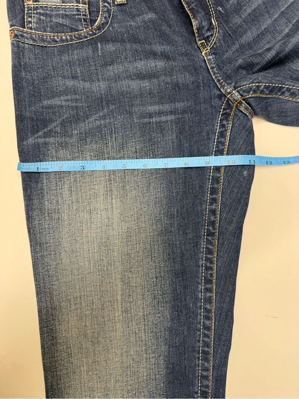Cinch Ada Relaxed Lightly Distressed Bootcut Denim Jeans - Picture 11 of 12